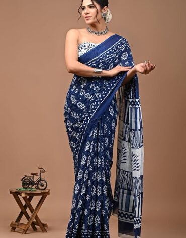 bule mul cotton sarees